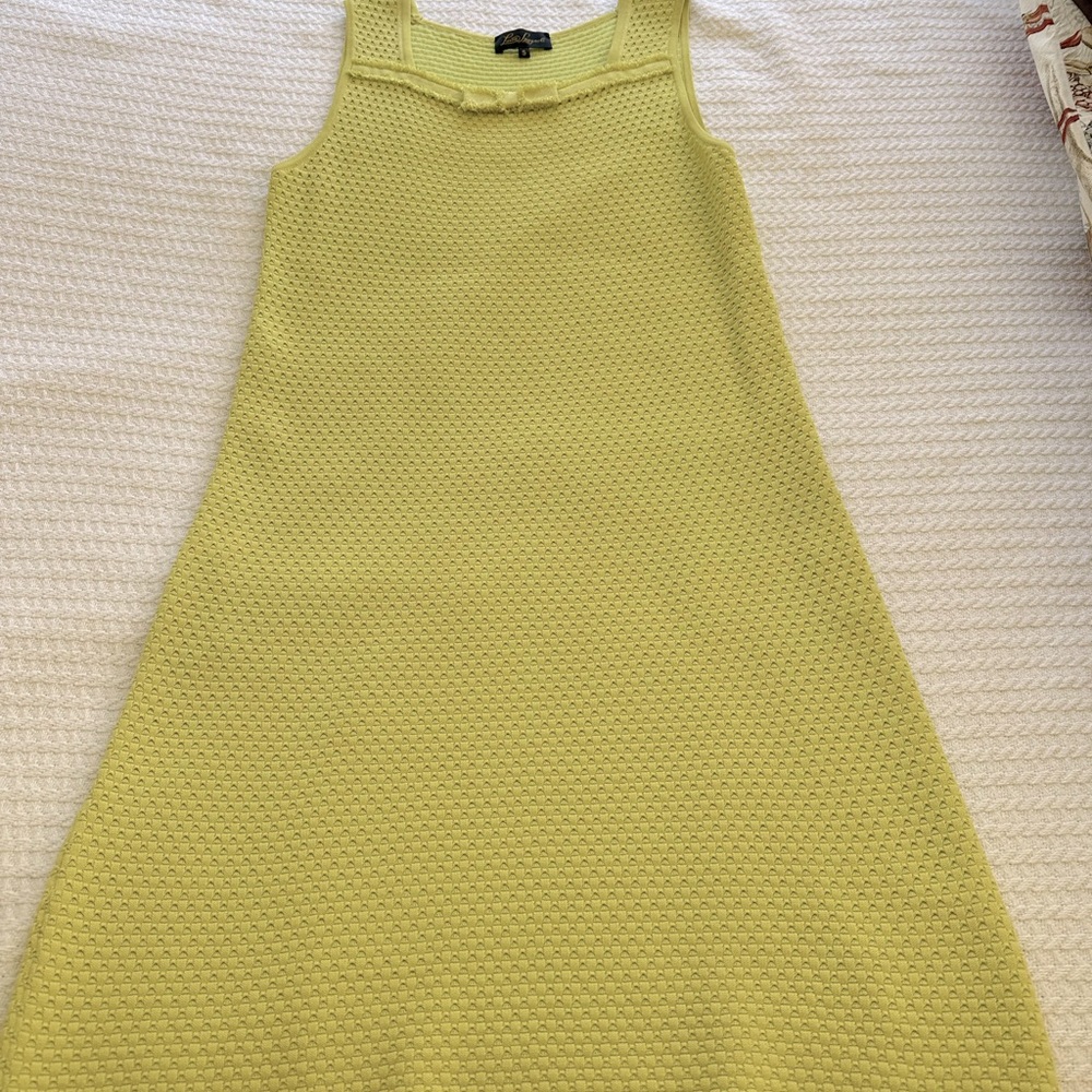 Luisa Spagnoli lime green sheets dress size S